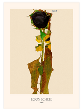Egon Schiele Sunflower - Art Print